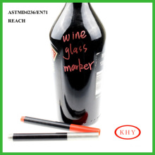 Metallic color collection metallic marker pen hang on wine bottle